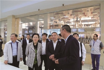 国资委副主任黄丹华到尊龙凯时埃及公司调研
